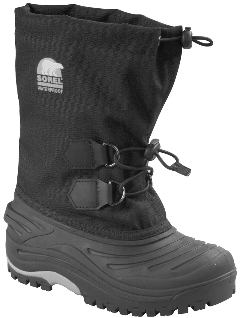 Sorel Supertrooper Junior Snowboots in Black